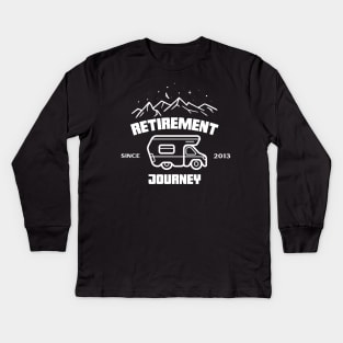 Retirement Journey Kids Long Sleeve T-Shirt